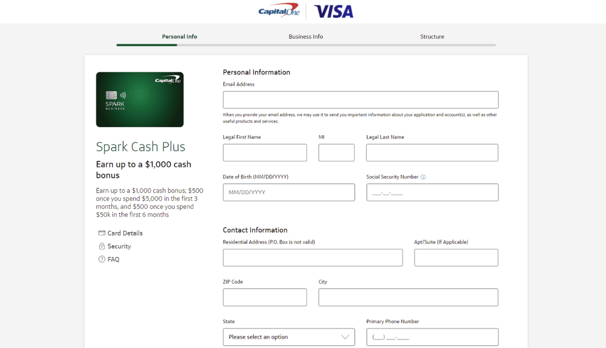 Capital One Spark Cash Credit Card - Learn How to Apply
