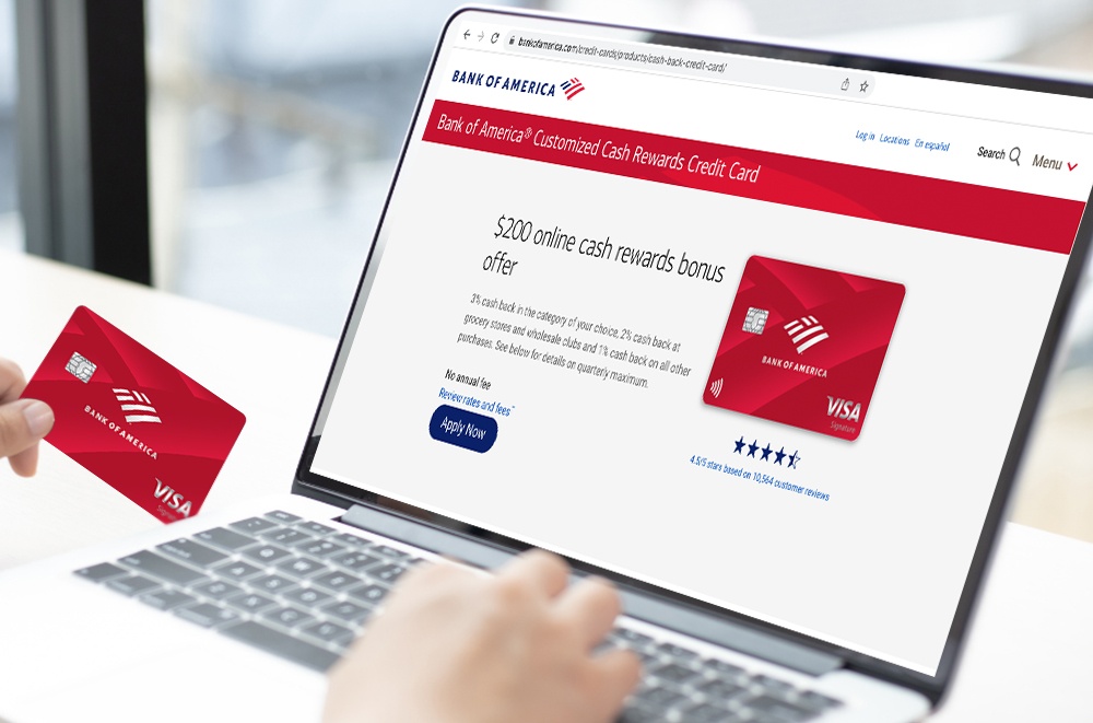 Bank of America Cash Rewards Credit Card – See How to Apply